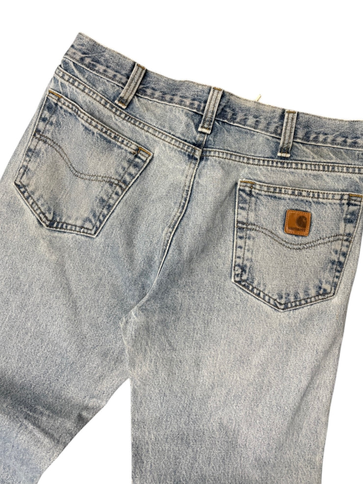 Vintage Carhartt Light Wash Blue Denim Jeans