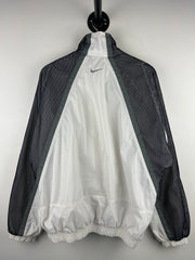 Vintage 90s Nike Swoosh White & Grey Windbreaker