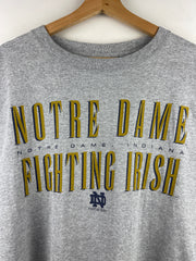 Vintage Adidas Notre Dame Fighting Irish Grey Tee