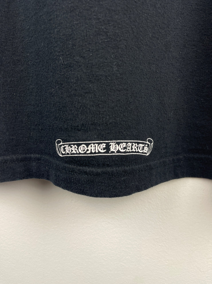 Chrome Hearts Multi Colour Cross Cemetery Black Tee