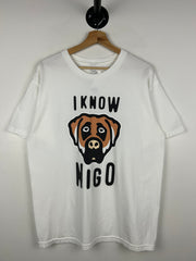 Human Made I Know Nigo Dog Head NYC White Tee