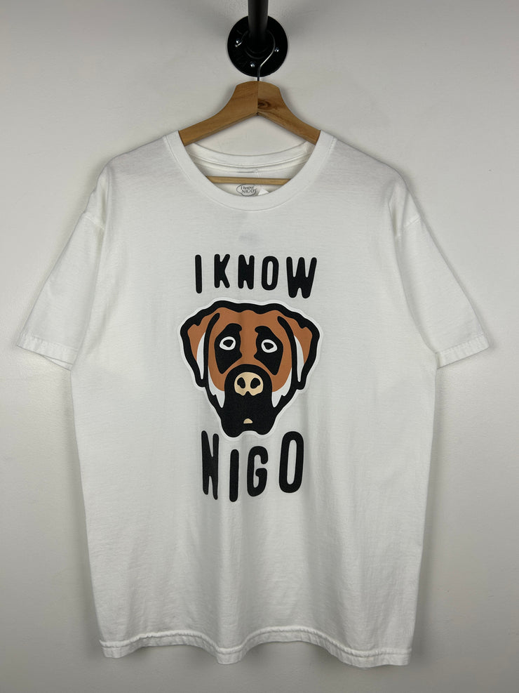 Human Made I Know Nigo Dog Head NYC White Tee