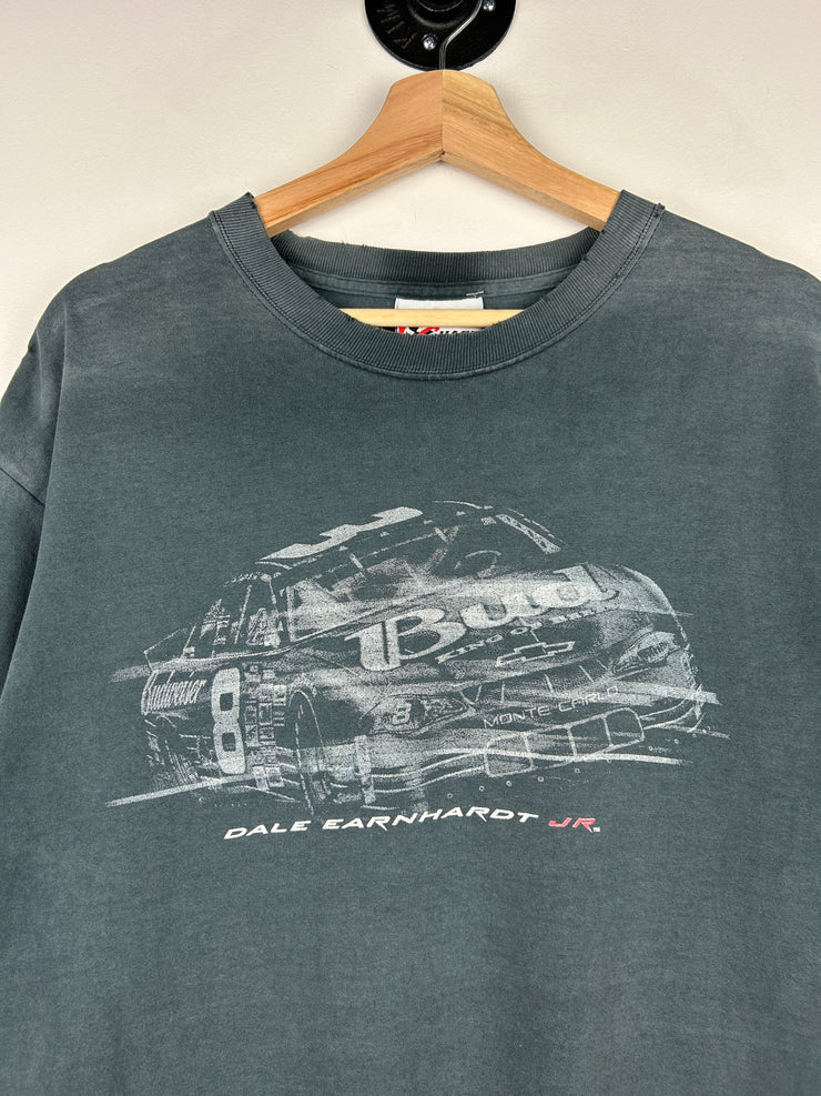 Vintage Nascar Chase Dale Jr. Budweiser Faded Black Tee
