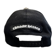 Chrome Hearts Triple Cross Sword Black Snapback Hat
