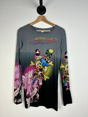 Vintage Y2K Ed Hardy Grey Long Sleeve