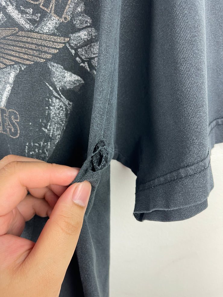 Vintage Harley Davidson Las Vegas Faded Black Tee