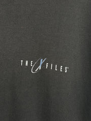 Vintage 90s The X Files TV Show Promo Black Tee