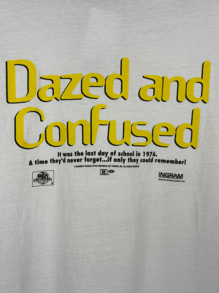 Vintage 90s Dazed And Confused Movie Promo White Tee