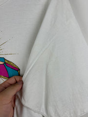 Vintage 90s Betty Boop Bike Week 96' White Tee