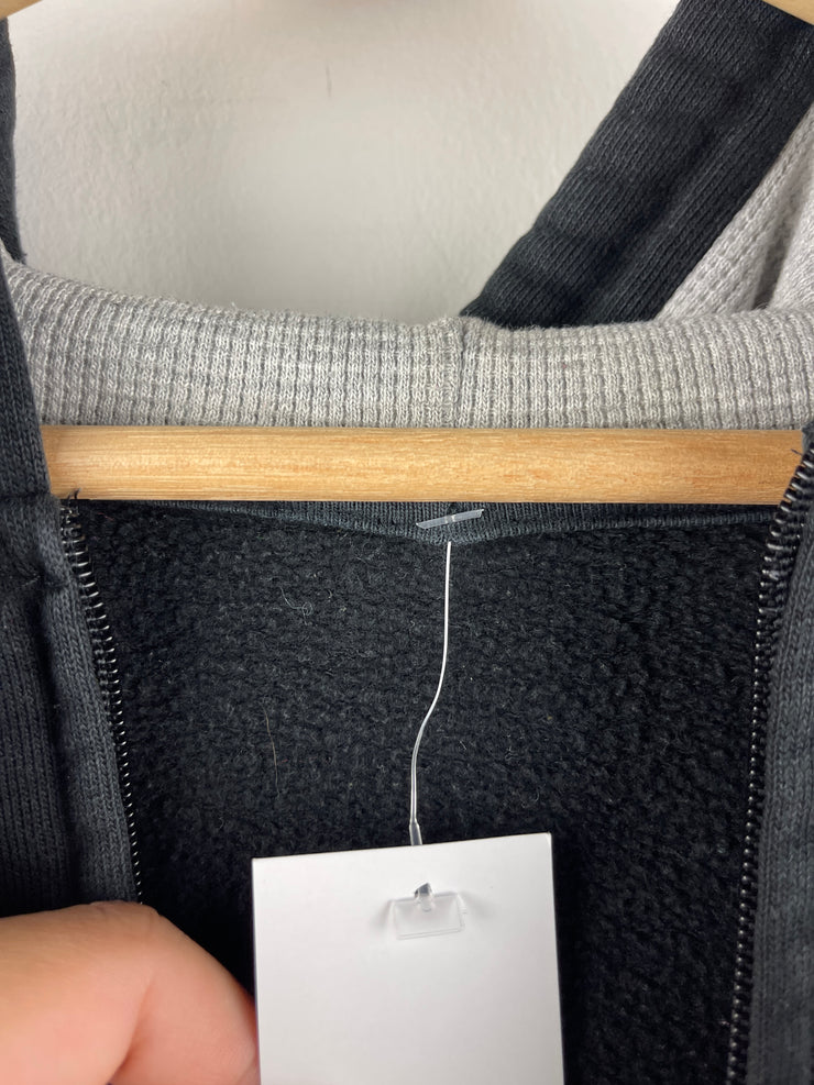Vintage Y2K Avirex Spellout Black Zip Up Hoodie