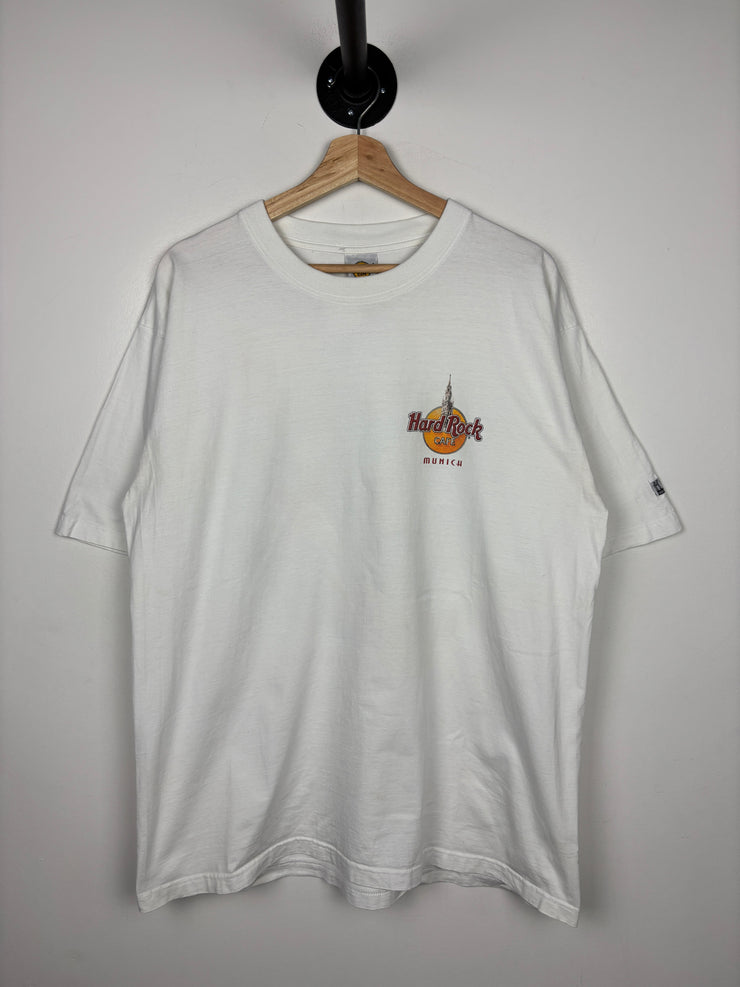 Vintage 90s Hard Rock Café Munich White Tee