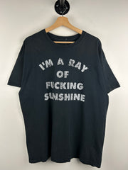 Vintage Im A Ray Of Sunshine Black Tee