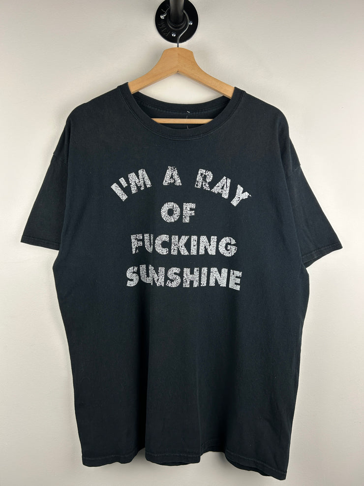 Vintage Im A Ray Of Sunshine Black Tee