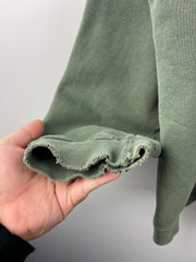 Vintage 90s Nike Mini Swoosh Olive Crewneck