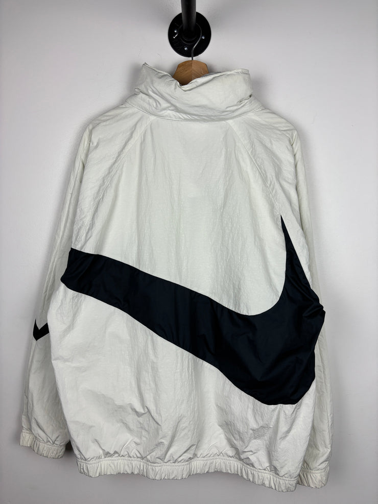 Nike Big Swoosh White Windbreaker