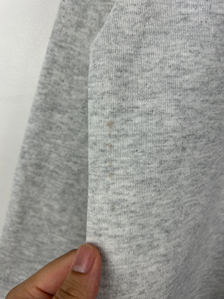 Vintage 90s Dog Art Grey Crewneck