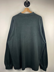Vintage 90s Nike Golf Black Mock Neck Long Sleeve