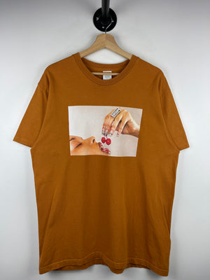 Supreme SS20 Cherries Burnt Orange Tee