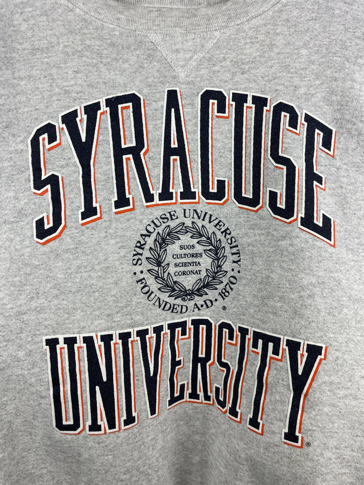 Vintage 90s Syracuse University Grey Crewneck