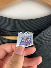 Vintage 90s BVD Heavyweight Blank Black Crewneck