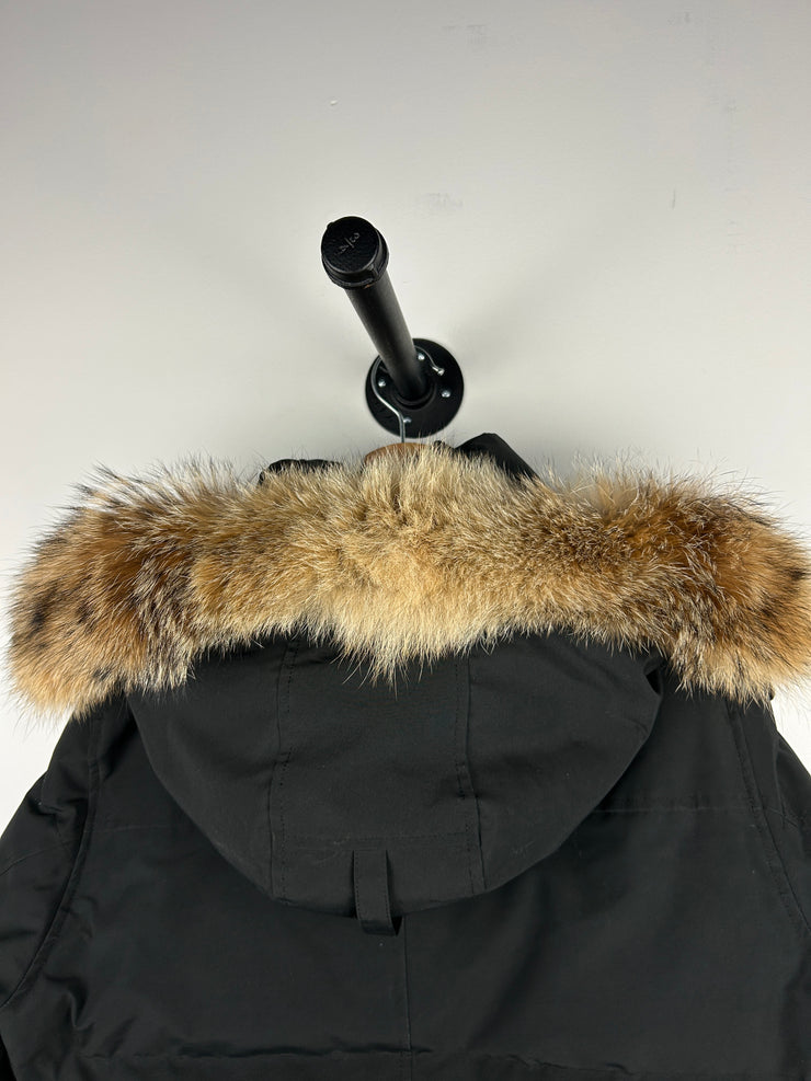 Canada Goose Wyndam Down Filled Black Parka Puffer Jacket