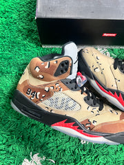 Jordan 5 x Supreme 2015 Desert Camo