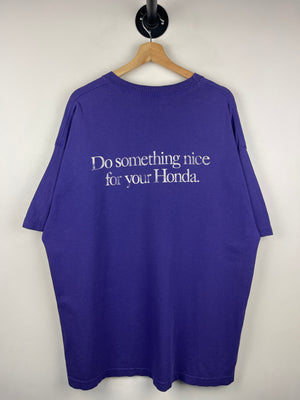 Vintage 90s Honda Do Something Nice For Your Honda Purple Tee