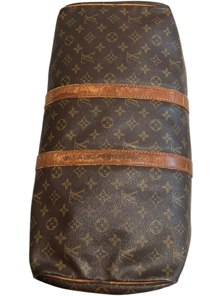 Louis Vuitton Keepall 45 Monogram Canvas Duffle Bag