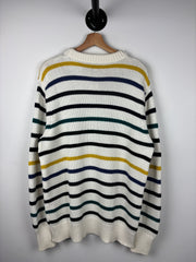 New Balance Aime Leon Dore White Knit Sweater