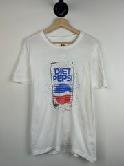 Vintage 90's Diet Pepsi White Tee