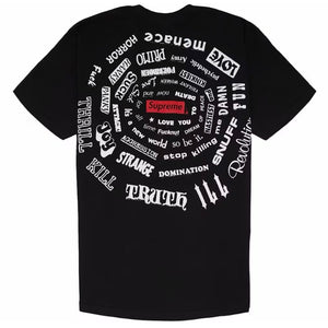 Supreme SS22 Spiral Black Tee