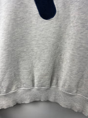 Vintage 90s Fila Biella Italy Embroidered Grey Crewneck