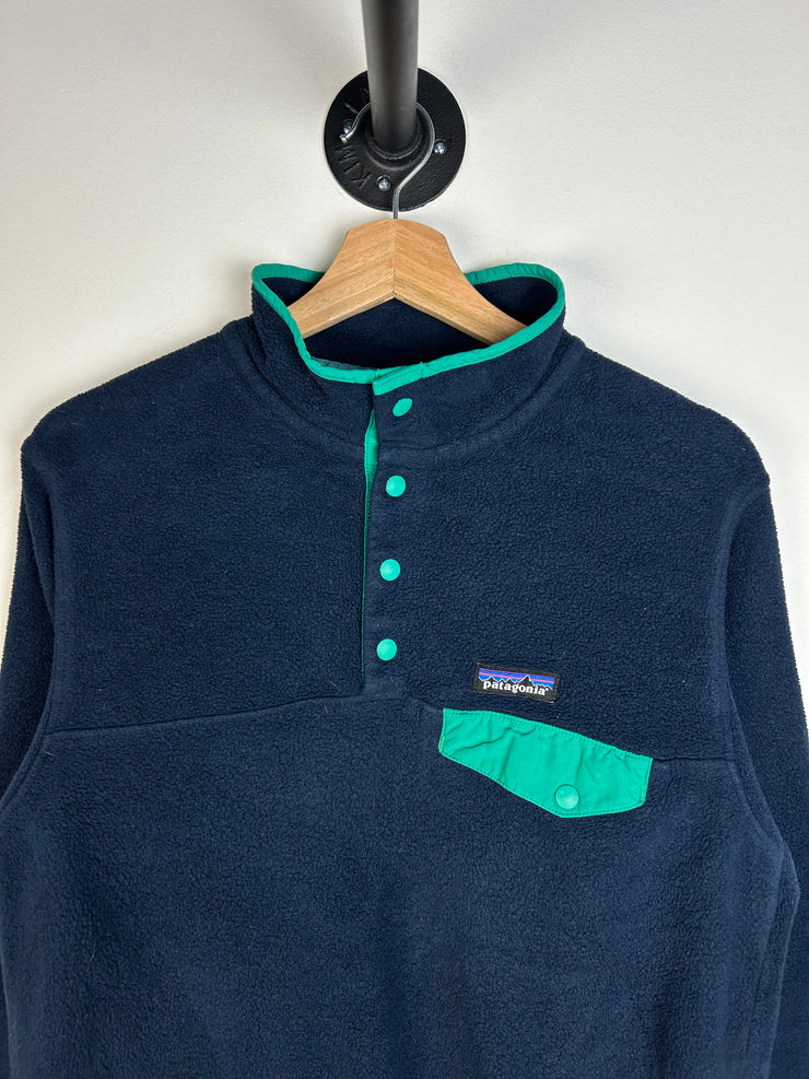 Vintage Patagonia Synchilla T Snap Navy Fleece