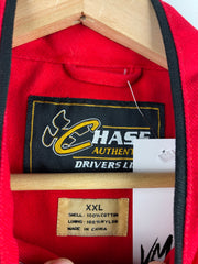 Vintage Nascar Chase Dale Earnhardt Jr Budweiser Red Racing Jacket