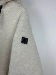 Moose Knuckles Dewson White Sherpa Hooded Jacket