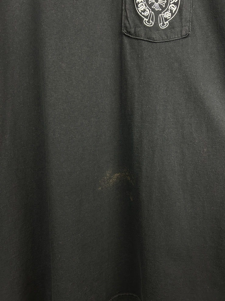 Chrome Hearts Horseshoe Paris Black Tee