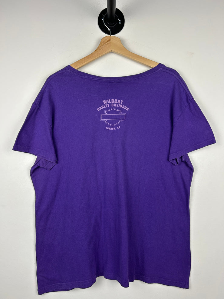 Vintage Harley Davidson London Purple Women’s Tee