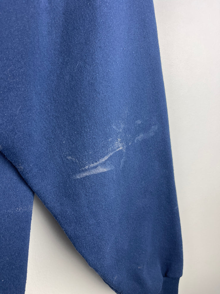 Vintage 90s Champion Spellout Embroidered Navy Crewneck