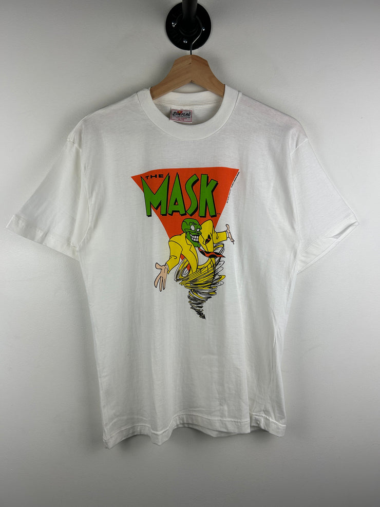 Vintage 90s The Mask Cinnamon Toast Crunch Movie Promo White Tee