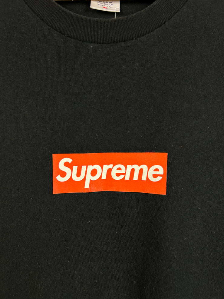 Supreme FW19 San Francisco Box Logo Black Tee