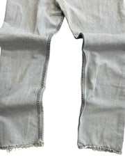 Vintage 90s Levis 505 Distressed Light Wash Blue Denim Jeans