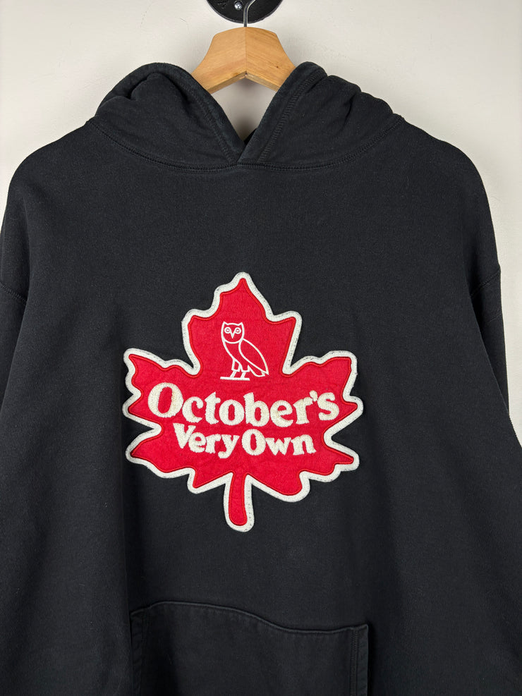 OVO Maple Leaf Black Hoodie