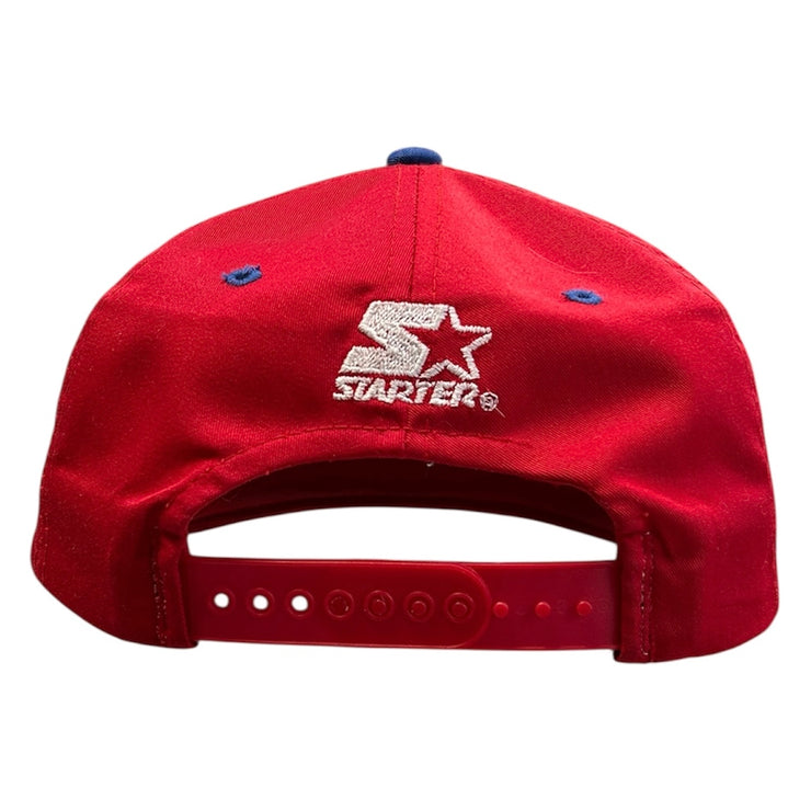 Vintage 90s NHL Starter Montreal Canadiens Tailsweep Script Snapback Hat