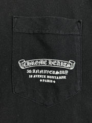 Chrome Hearts Paris 5th Anniversary Fleur Flag Black Tee