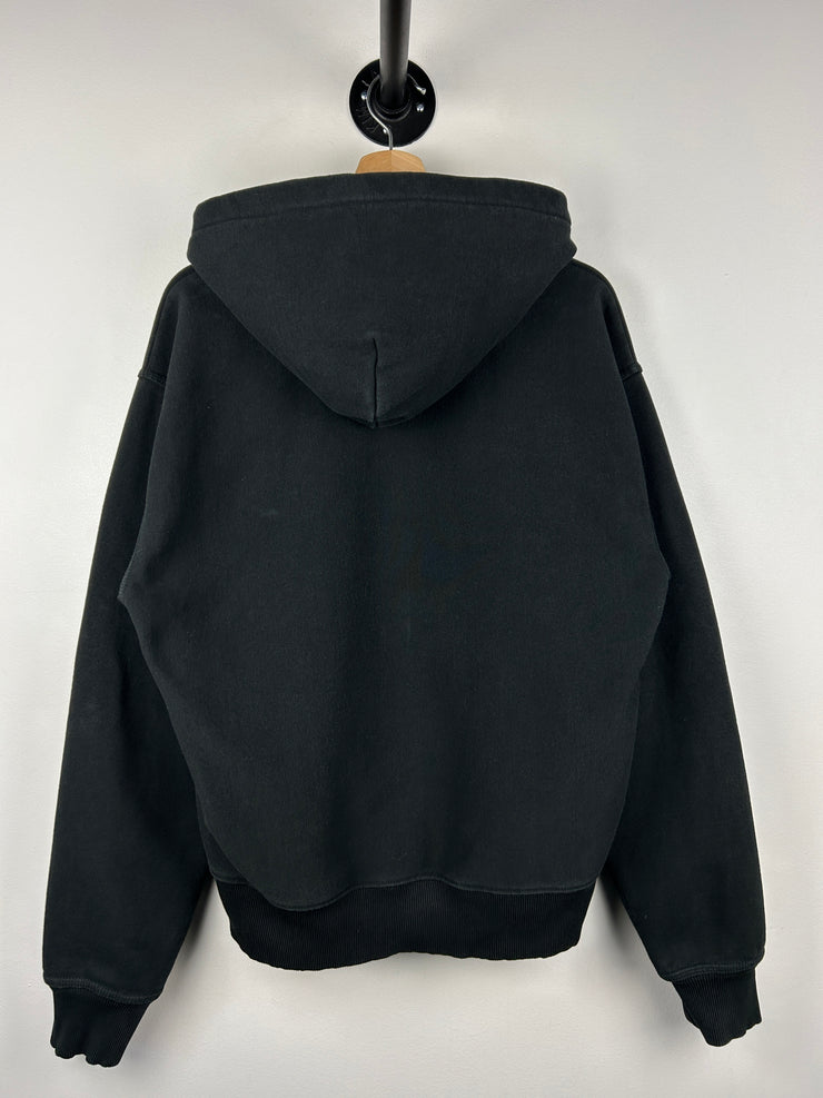 Stussy Web Black Zip Up Hoodie