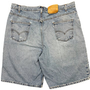 Vintage 90s Levis 560 Blue Denim Shorts