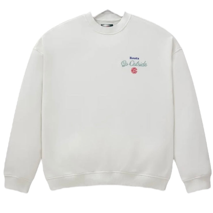 Roots X Clot Go Outside Cream Crewneck