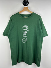 Vintage 90s U2 Pop Mart Tour 97' Green Tee