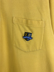 Vintage 90s Eddie Bauer Golf Polo Yellow Polo Shirt
