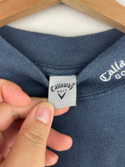 Vintage Callaway Golf Navy Mock Neck Long Sleeve